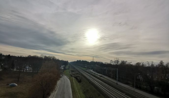 Photo 2 of the Bikemap route "most Marii Skłodowskiej-Curie, Warszawa do Droga bez nazwy, Jabłonna"