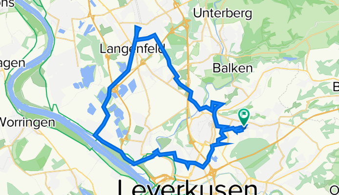 Rolandstraße 28, Leverkusen nach Rolandstraße 26, Leverkusen