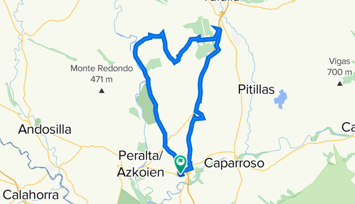 Marcilla-Camping Olite-Vergalijo-Marcilla