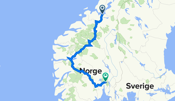 Trondheim - Rallarvågen - Oslo