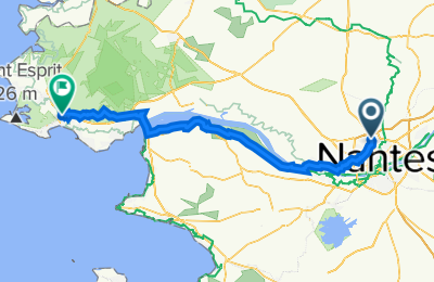 Route in der Bikemap App öffnen