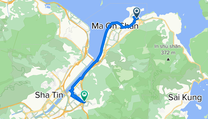 Double Cove, Ma On Shan to Siu Lek Yuen Road, Sha Tin