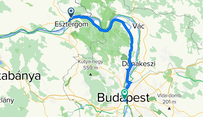 Szentgyorgymezo-Budapest 70km
