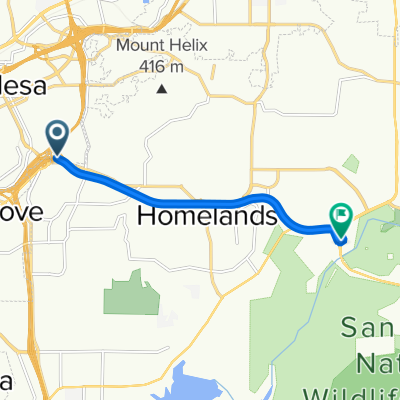 CA-94 W, La Mesa to 2959 Jamacha Rd, El Cajon