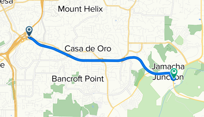 CA-94 W, La Mesa to 2959 Jamacha Rd, El Cajon
