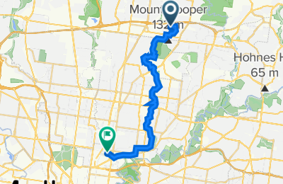 Route in der Bikemap App öffnen