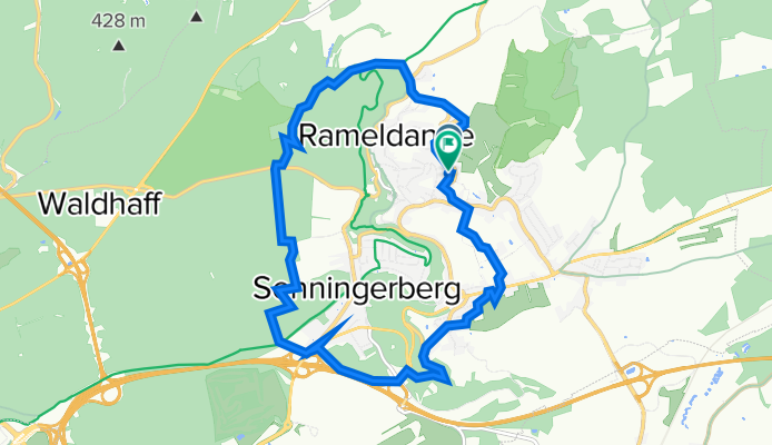 Cité Wakelter 57, Niederanven nach Cité Wakelter 45, Niederanven