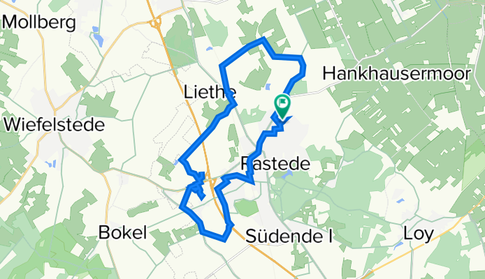 Lisztstraße 10, Rastede nach Lisztstraße 12, Rastede