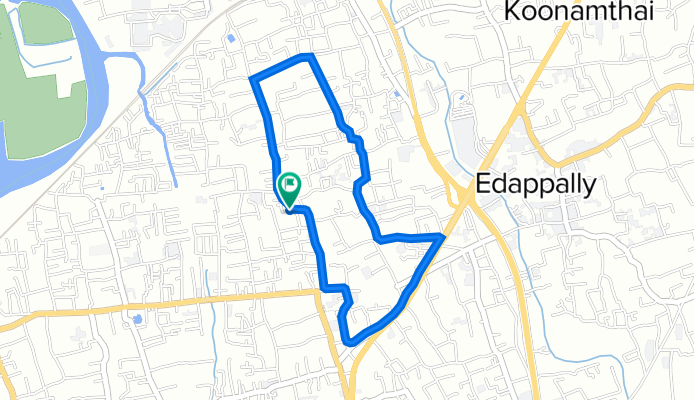 Ponekkara Road, Kochi to Ponekkara Road, Kochi