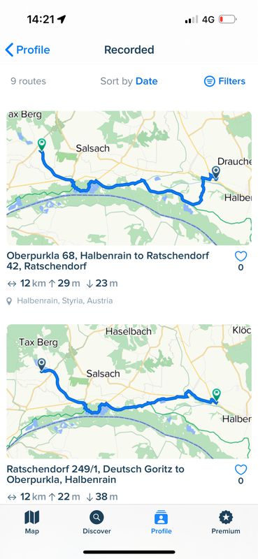 Oberpurkla 68, Halbenrain to Ratschendorf 42, Ratschendorf