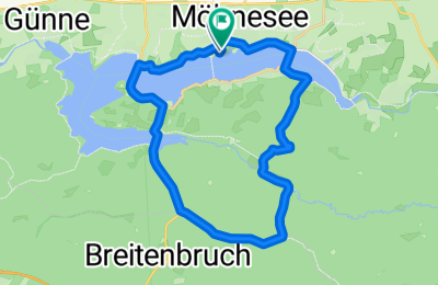 Route in der Bikemap App öffnen