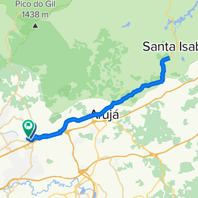 Pedal até Santa Isabel. João!