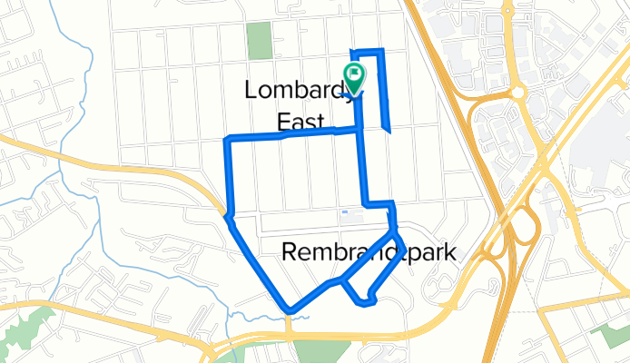 Milton Road 66, Johannesburg to Milton Road 65, Johannesburg