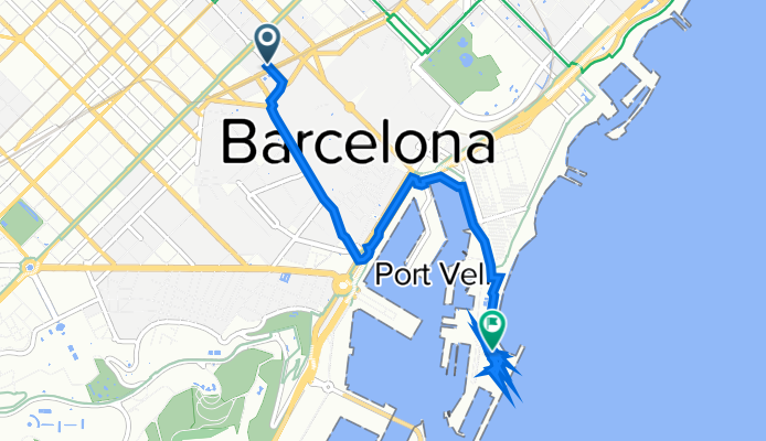 De Passeig de Gràcia 1, Barcelona a Ps Mare Nostrum 19, Barcelona