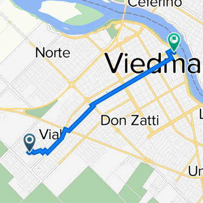 De Hugo del Carril 734, Viedma a Avenida Villarino 282, Viedma