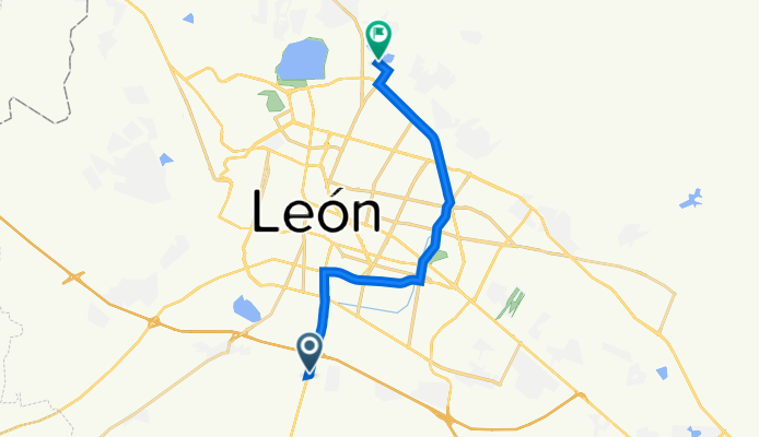 Boulevard Hermanos Aldama, León a Búfalo, León