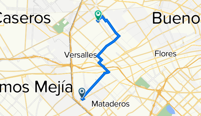 Molina 1441, Buenos Aires a Avenida Segurola 3066, Buenos Aires