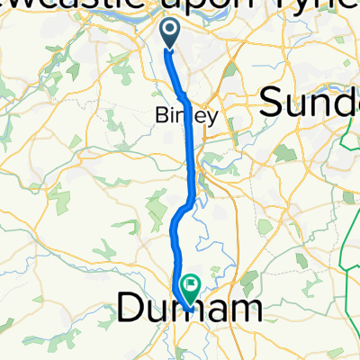 23 Heathfield Road, Gateshead to 3 Millennium Place, Durham