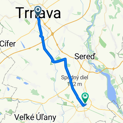 TT- Zeleneč - Majcichov - V.Mača - Galanta