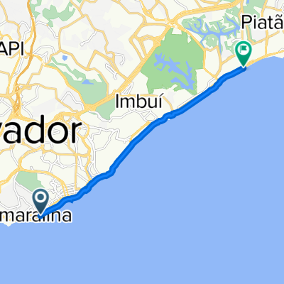 Ciclovia Orla Amaralina, Salvador a Avenida Octávio Mangabeira, 120, Salvador