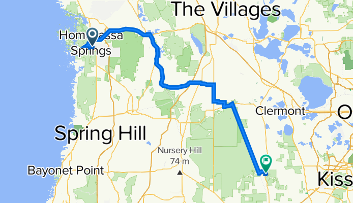 4910 S Roebuck Way, Homosassa to 6320 Hacienda Trail, Polk City