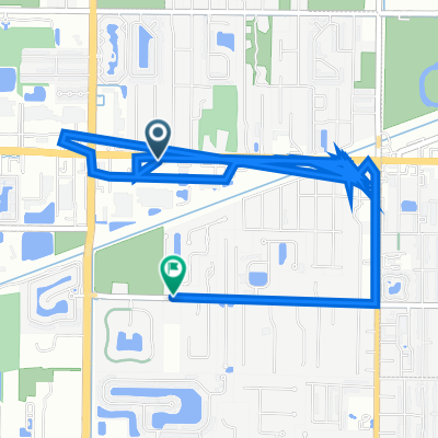 5555 20th St, Vero Beach to 5440 16th St, Vero Beach