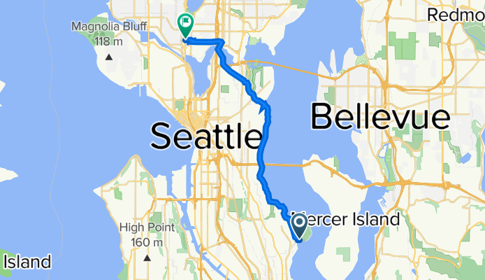Lake Washington Boulevard South 5902, Seattle to Aurora Avenue North 4040, Seattle