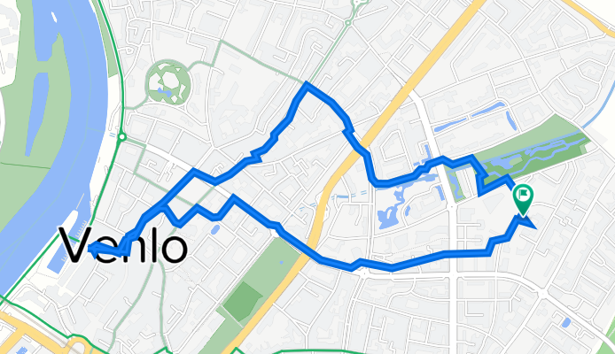 Vinckenhofstraat 1, Venlo naar Vinckenhofstraat 1, Venlo