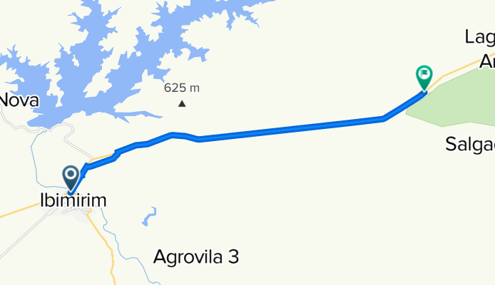 De Avenida InĂȘs Rolim 245 a BR-110