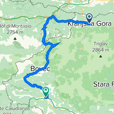2. etapa Kranjska gora - Kobarid