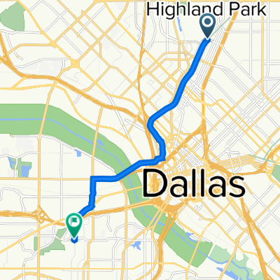 Katy Trail, Dallas to 1143 N Edgefield Ave, Dallas