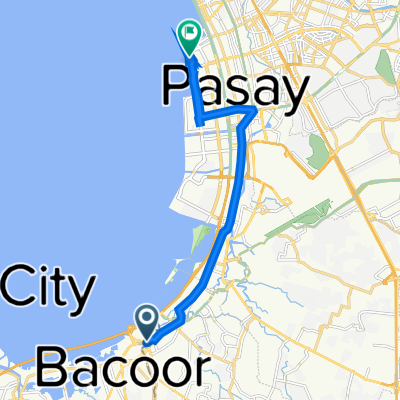 Las Piñas-Talaba Diversion Road, Bacoor City to Barangay 76, Pasay City