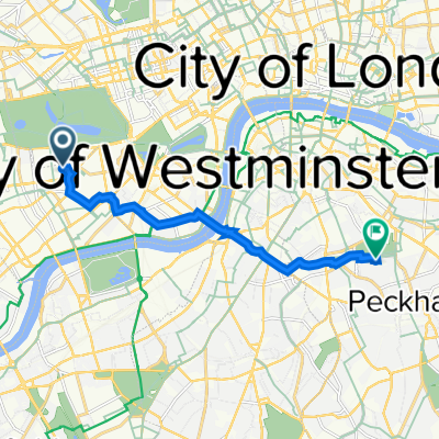 Holy Trinity Church House, Brompton Road, London to Andoversford Court, Bibury Close, London