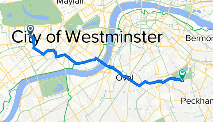 Holy Trinity Church House, Brompton Road, London to Andoversford Court, Bibury Close, London