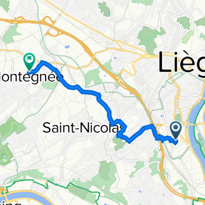 Rue des Guillemins 38, Liège à Rue Trixhay 117, Saint-Nicolas