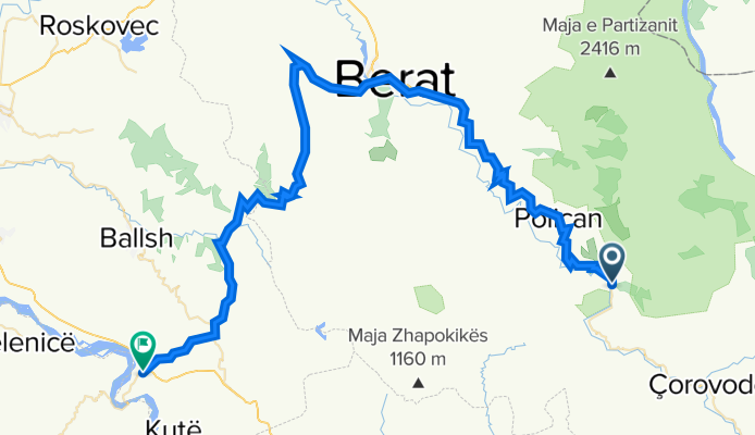 Durres-Skopje 15.1 diena 82km