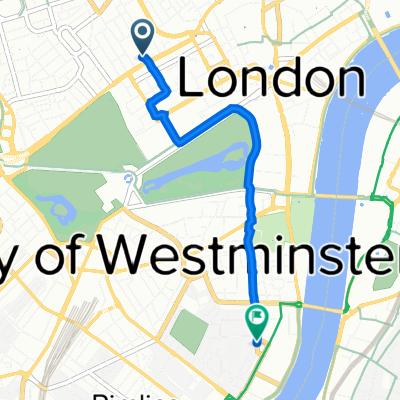 Burlington House, Piccadilly, London to Marsham St, London