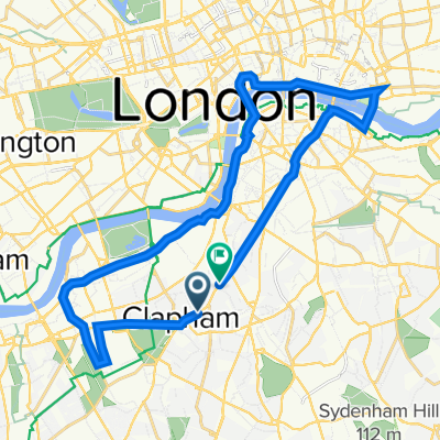 66-68 Clapham High St, London to 332 Clapham Road, London