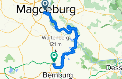 Route in der Bikemap App öffnen