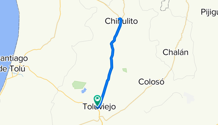 De Carrera 6d, Tolú Viejo a Carrera 6b 25, Tolú Viejo