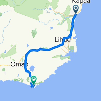 4-350 Kuhio Hwy, Kapaa to 2381 Hoʻohu Rd, Poipu