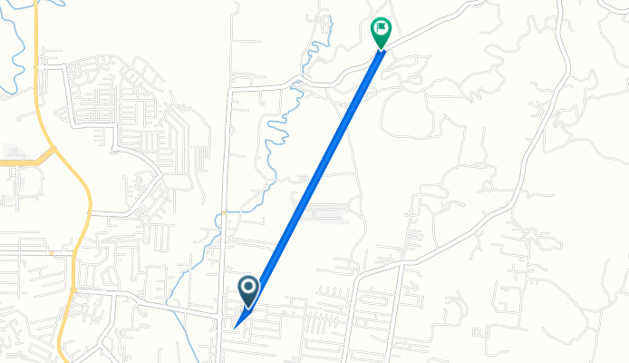 Lorong Daya Usaha 10123, Tawau to Jalan Air Panas Tiku, Tawau