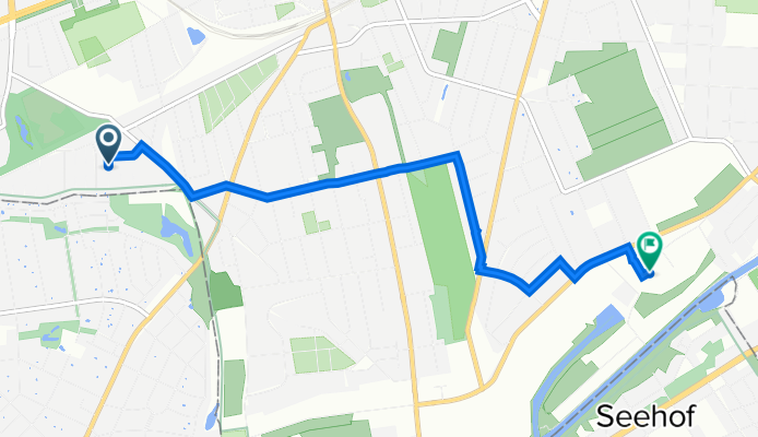 Gütergotzer Straße 83, Berlin nach Goerzallee 189, Berlin