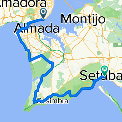 Lissabon-Setubal via Trafaria