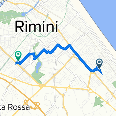 Da Via Carlo Dossi 13, Bellariva a Via Vega 45, Rimini
