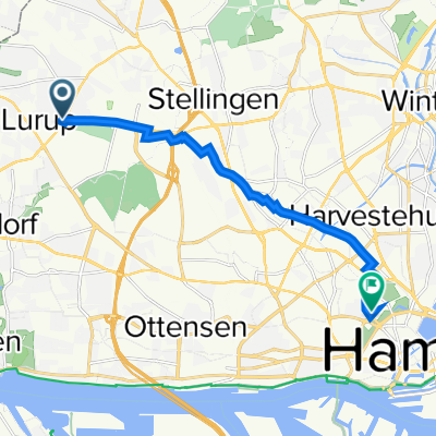 Elbgaustraße 224, Hamburg to Holstenglacis 6, Hamburg