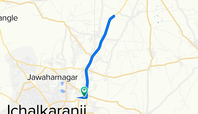 Takwade Ichalkaranji-Sangli Naka Road to Takwade Ichalkaranji-Sangli Naka Road