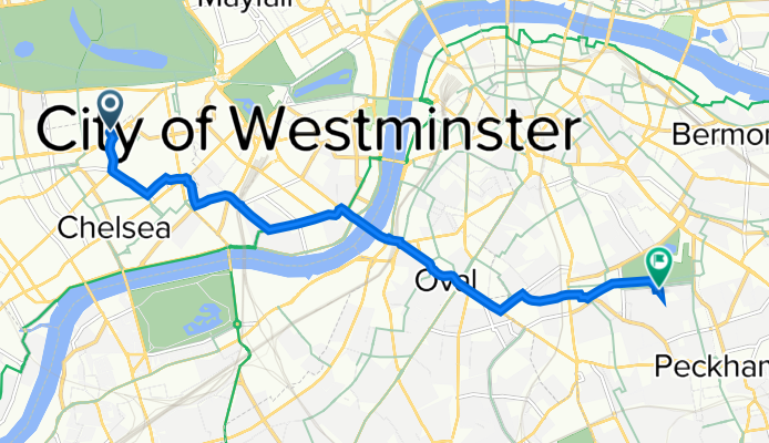 Oratory Lodge, Brompton Road, London to Andoversford Court, Bibury Close, London
