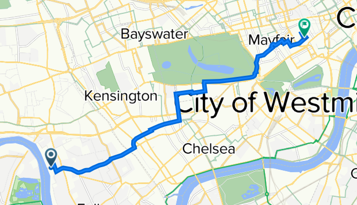 3–99 Wingrave Road, London to 41 Great Pulteney St, London