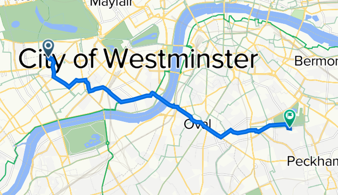Holy Trinity Church House, Brompton Road, London to Andoversford Court, Bibury Close, London